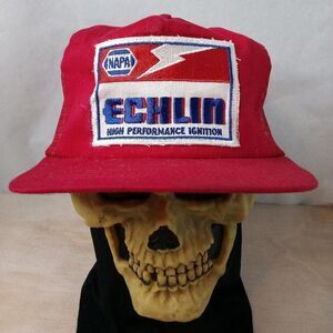 Vintage NAPA Echlin High Performance Ignition Patch Snap Trucker Hat